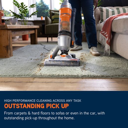 Vax Air Stretch U85-AS-Be Upright Vacuum Cleaner - Annotation - Outstanding pickup